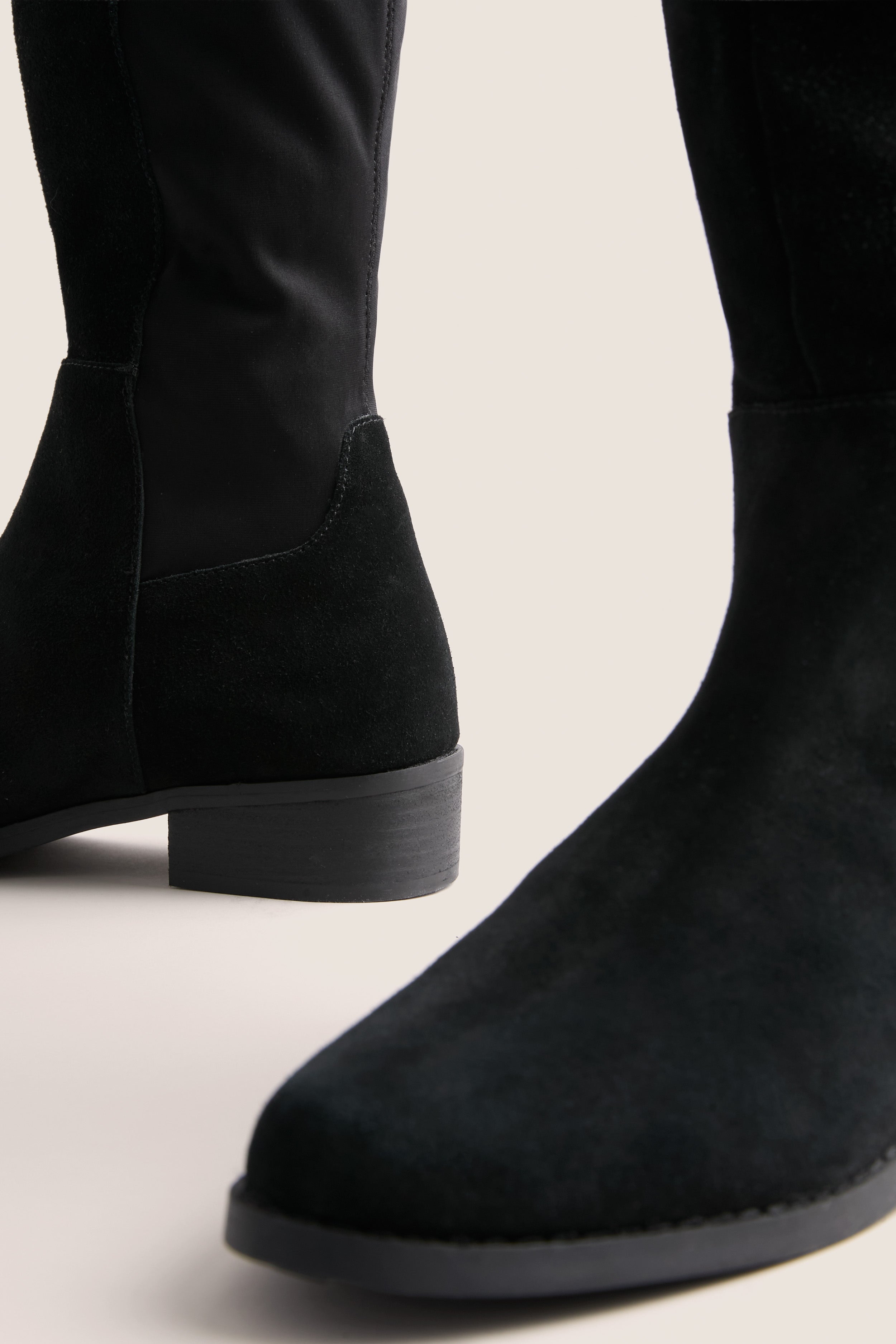 Exclusive Black Suede Waterproof Velma Boots