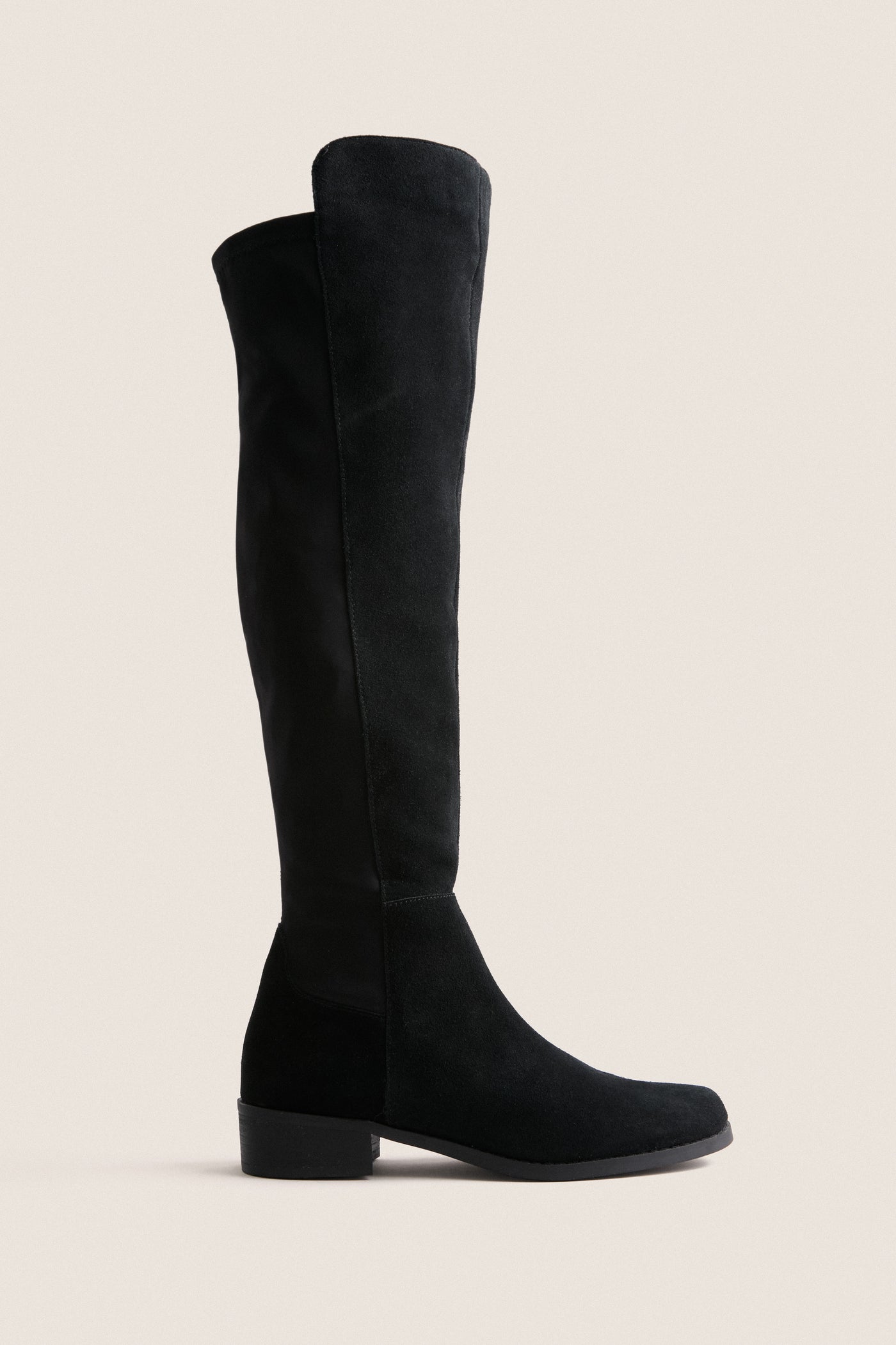 Exclusive Black Suede Waterproof Velma Boots