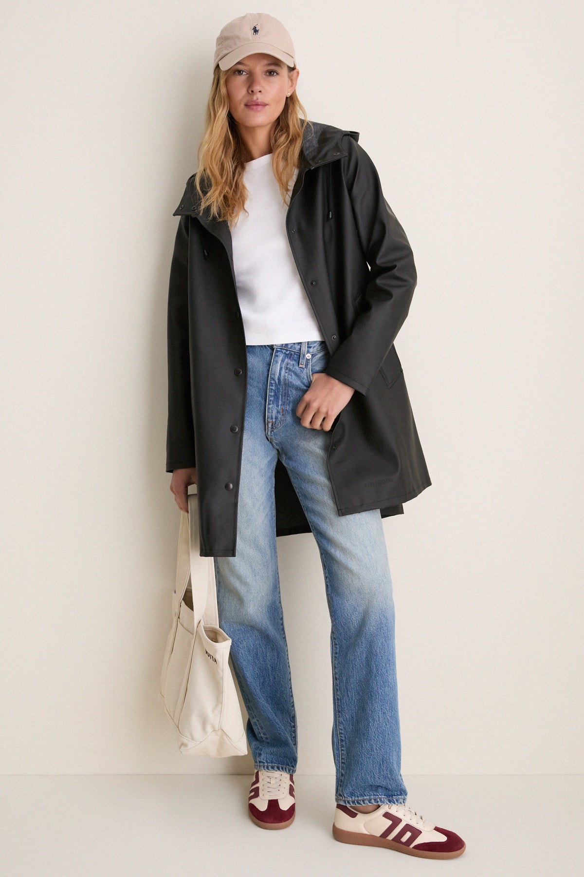 Black Mosebacke Raincoat