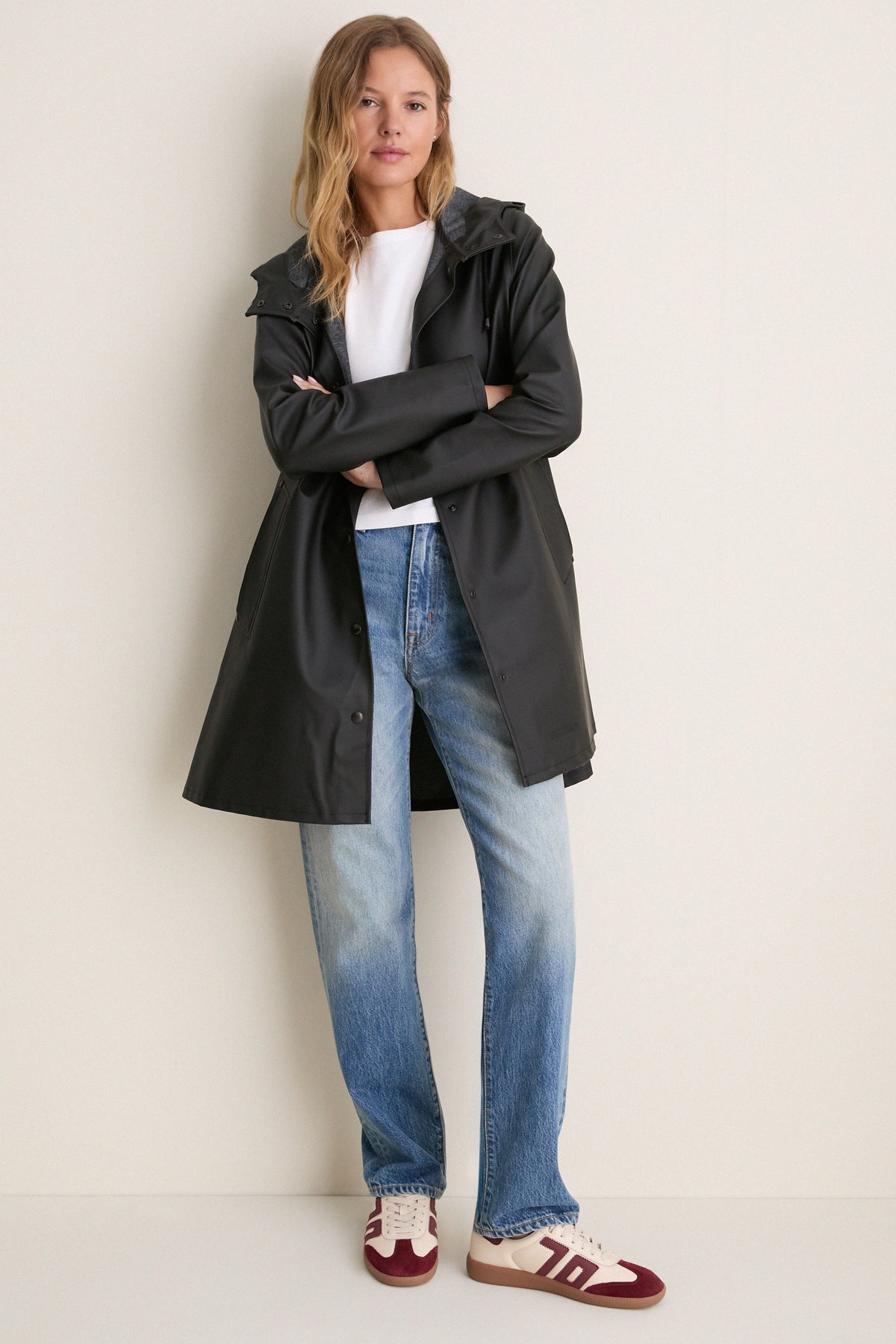 Black Mosebacke Raincoat