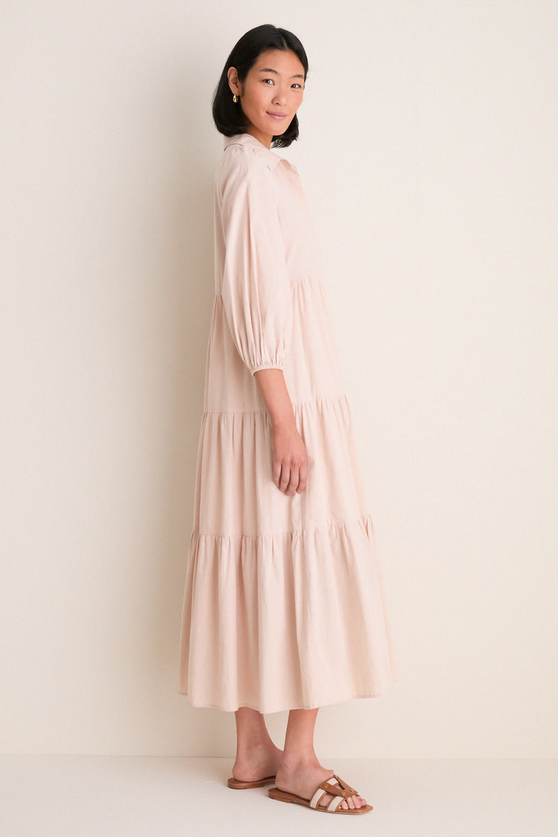 Sandstone Cotton Mabel Maxi Dress