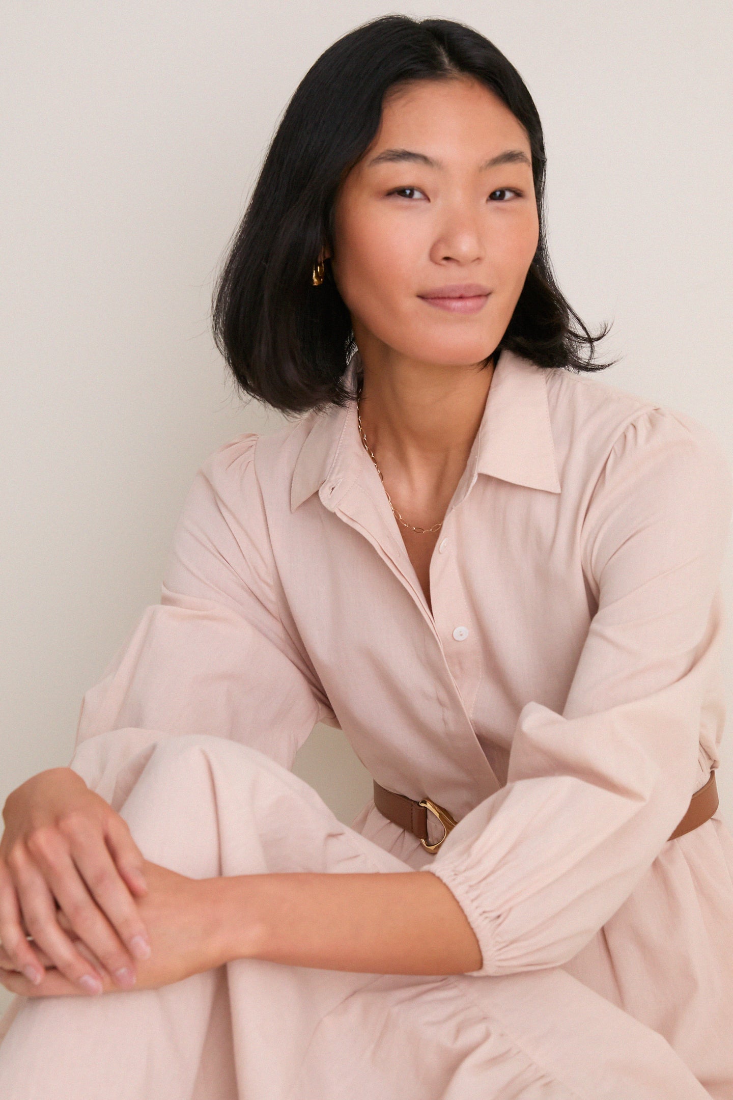 Sandstone Cotton Mabel Maxi Dress