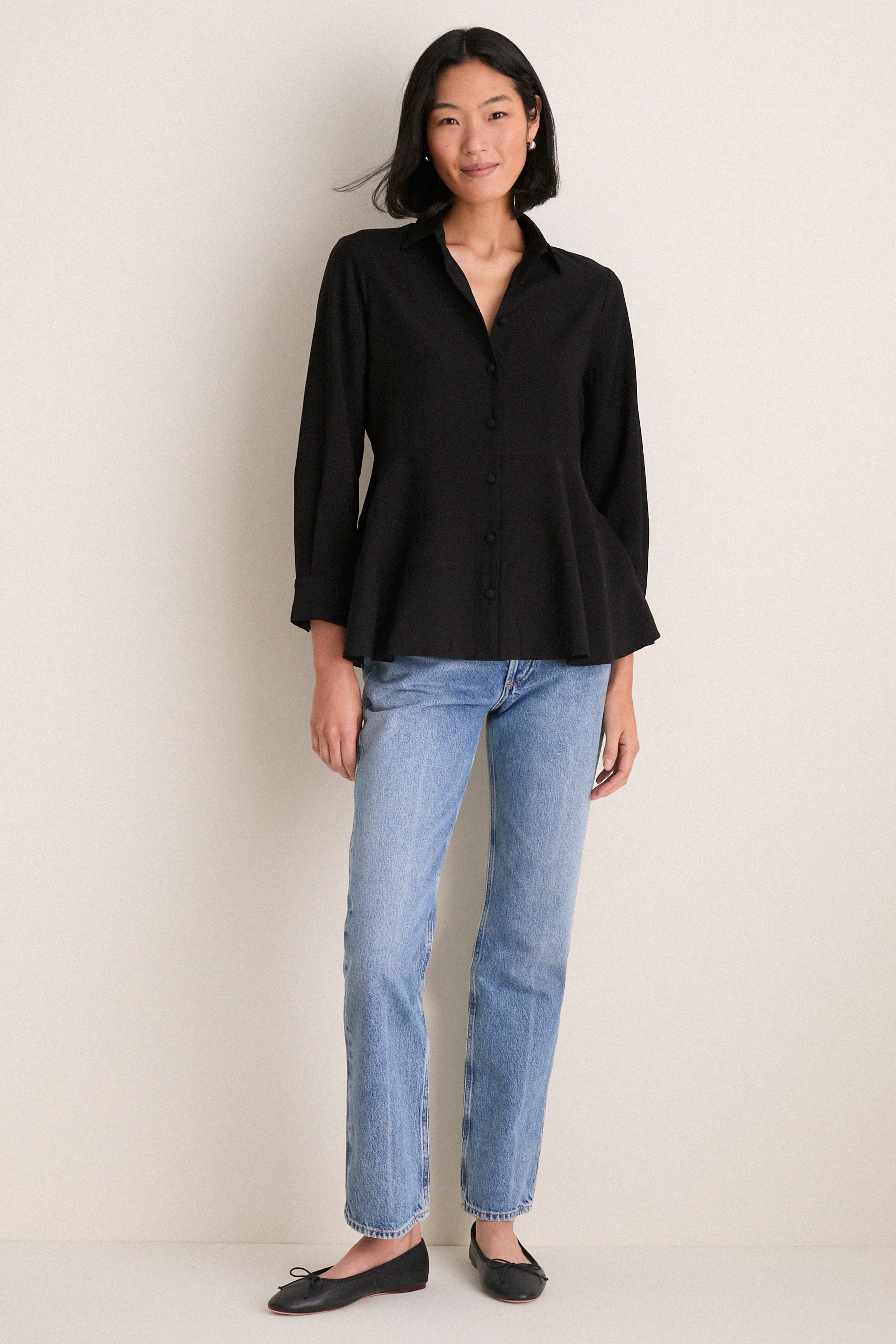 Black Ashlen Blouse | Pomander Place