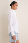 White Long Sleeve Essentials Shirt