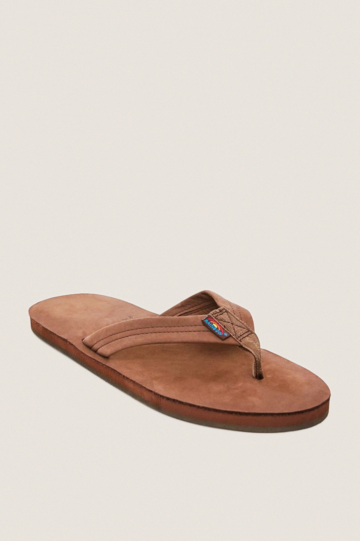 Men's Expresso Premium Leather Single Layer Arch Support Sandal
