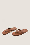 Men's Expresso Premium Leather Single Layer Arch Support Sandal
