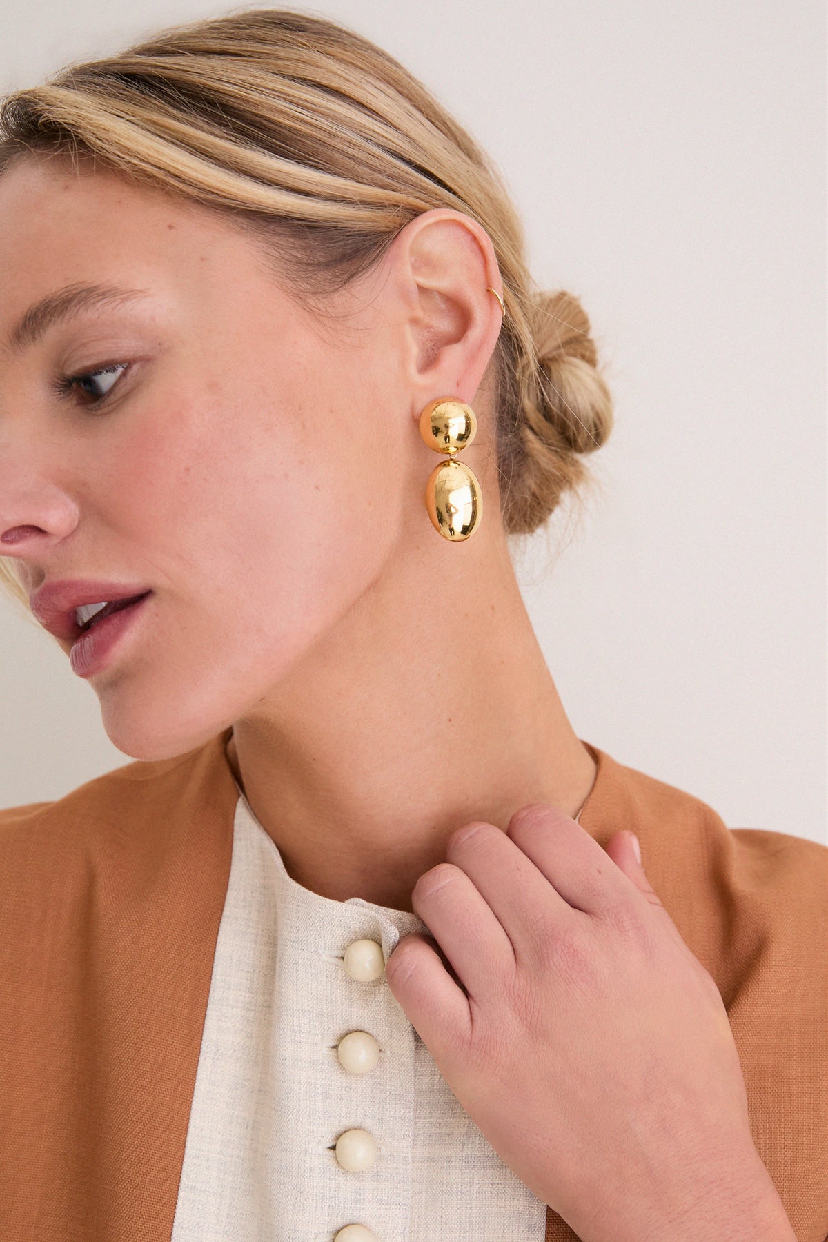 Gold Klara Earrings Lie Studio gold-klara-earrings-lie-studio