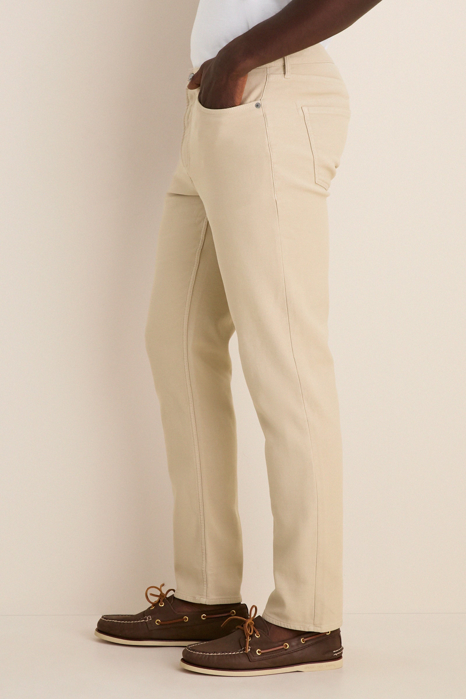 Stone Stretch Terry 5 Pocket
