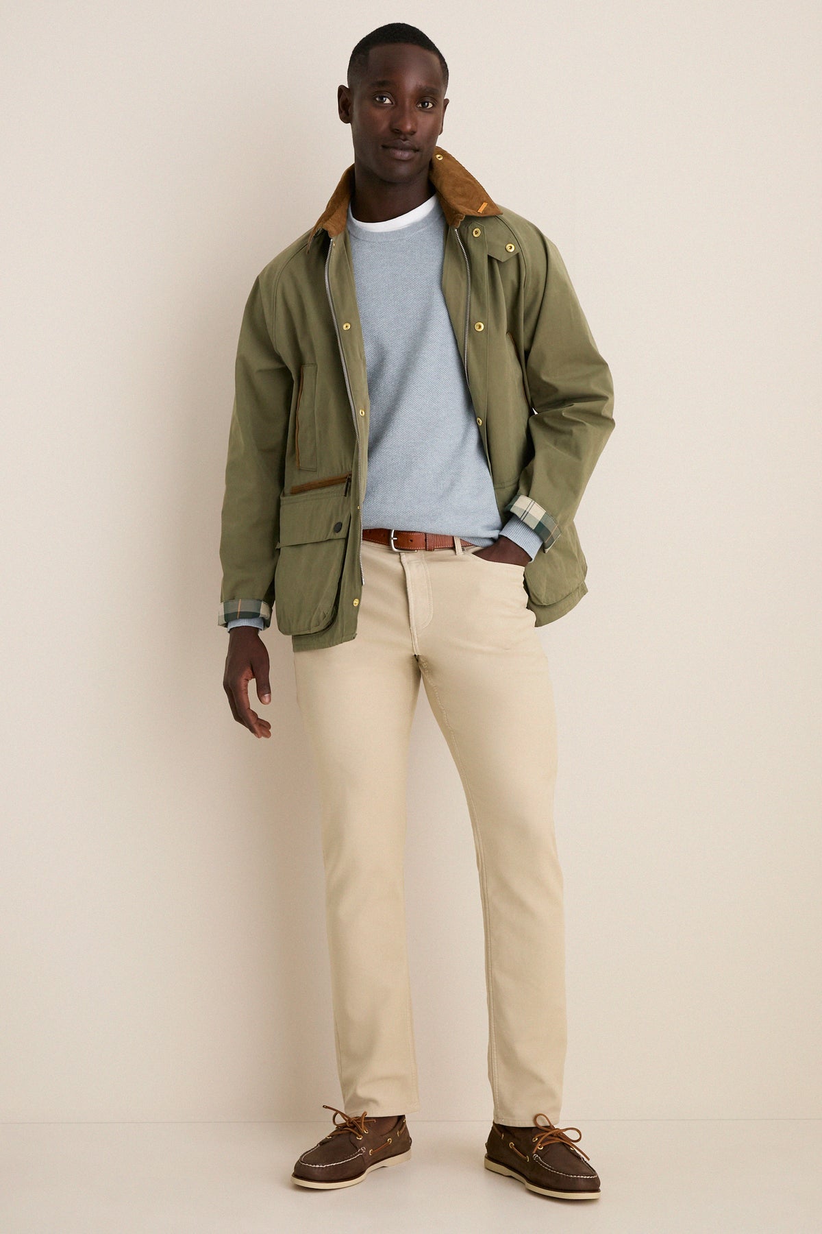 Stone Stretch Terry 5 Pocket