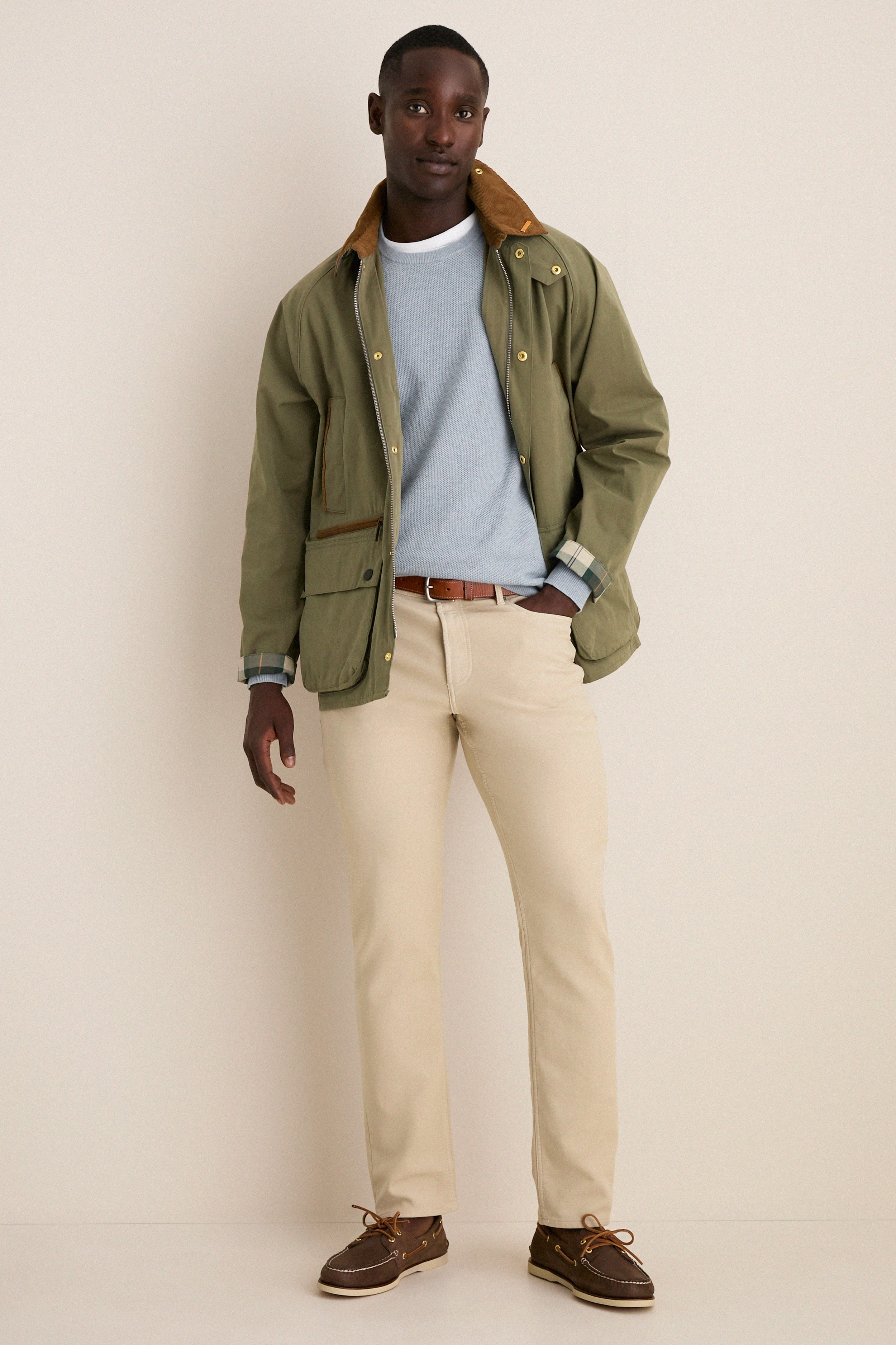 Stone Stretch Terry 5 Pocket