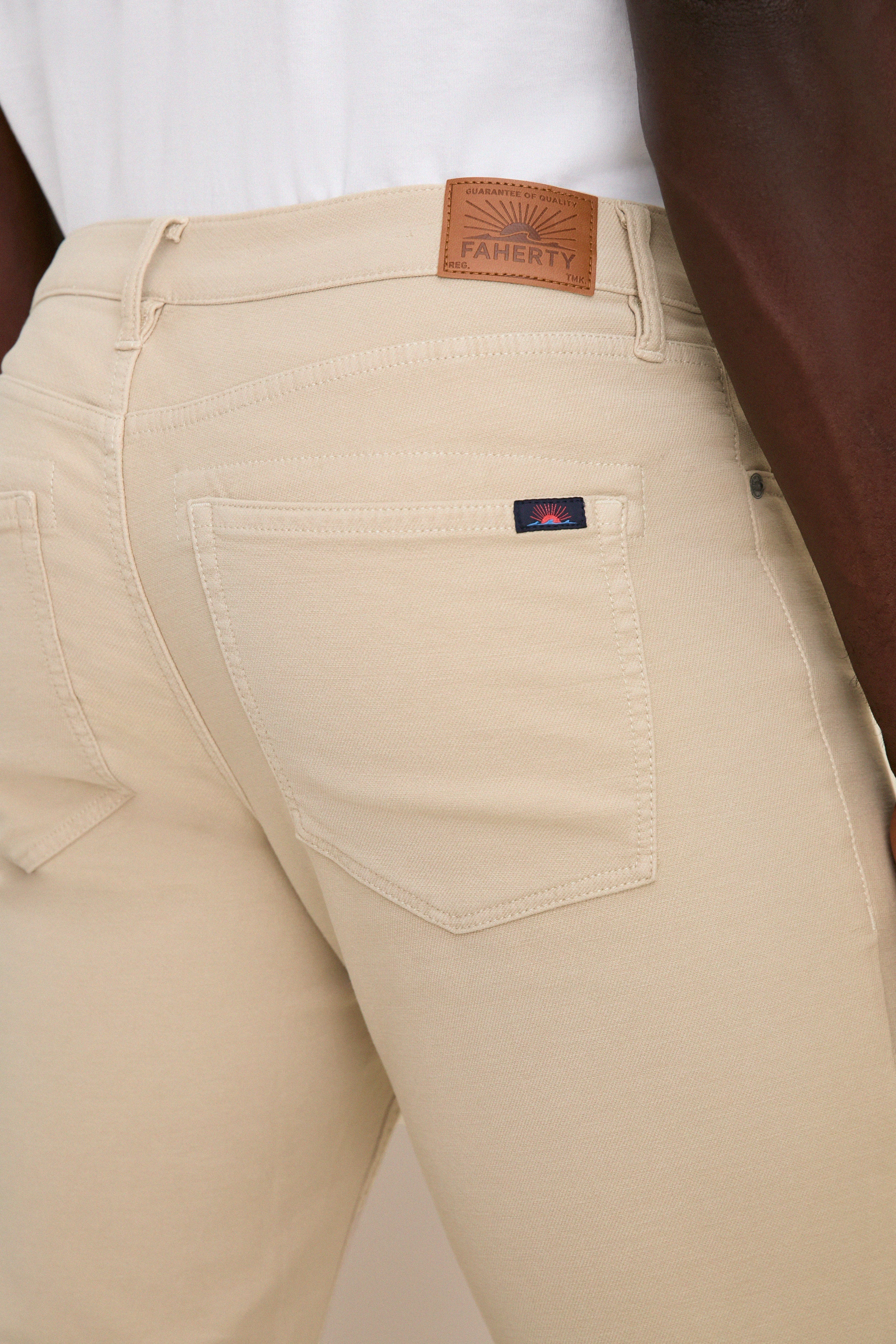 Stone Stretch Terry 5 Pocket