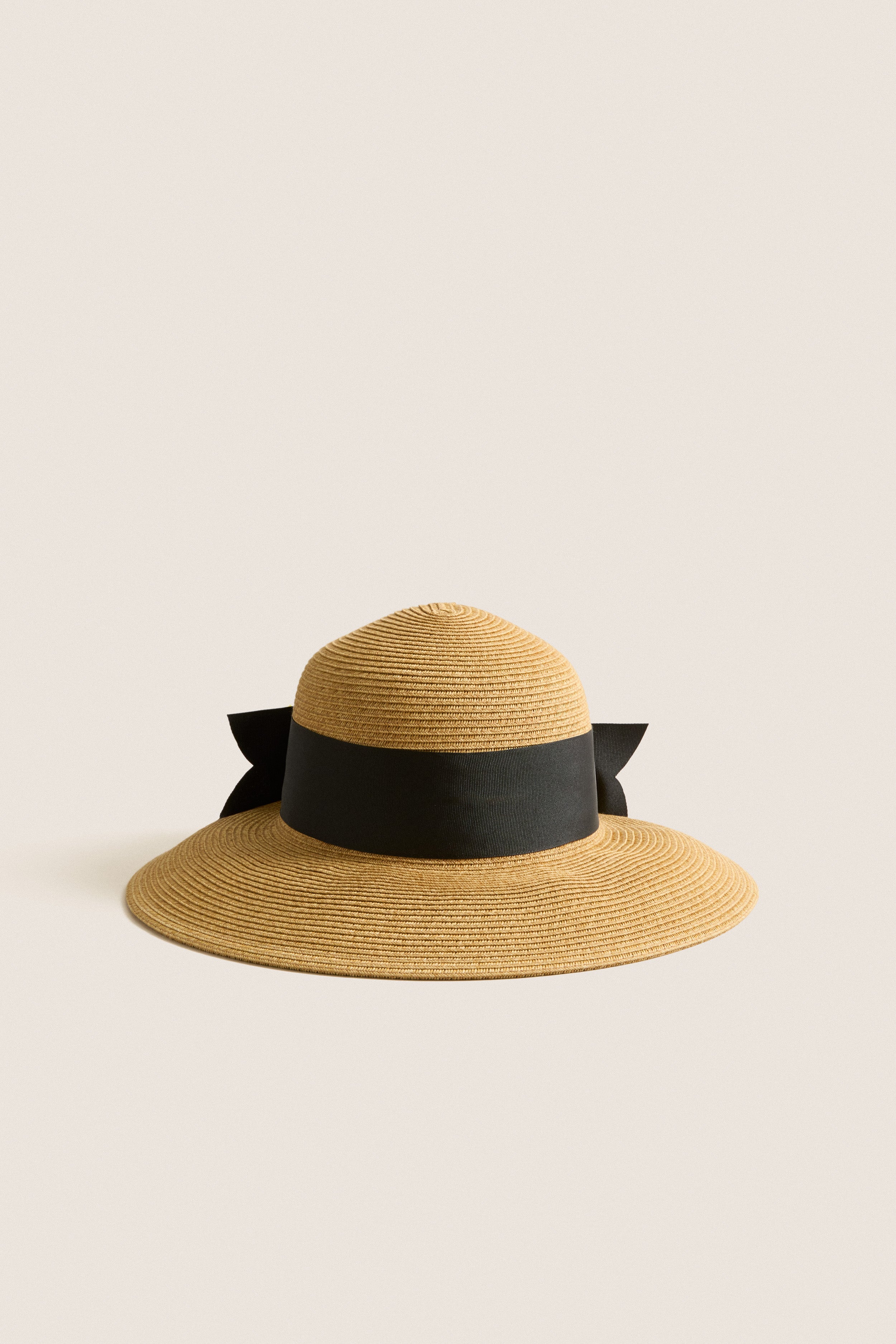 Exclusive Black Packable Wide Bow Sunhat | Toucan Hats