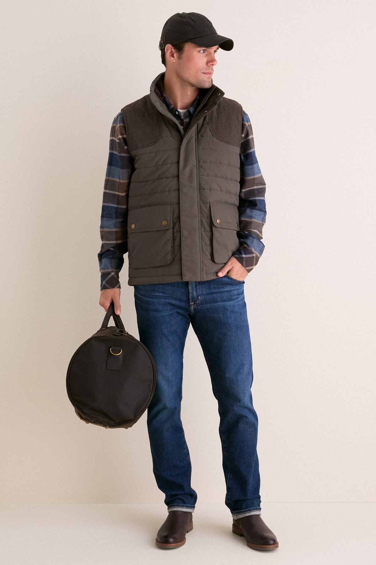 Olive Wax Sports Cap