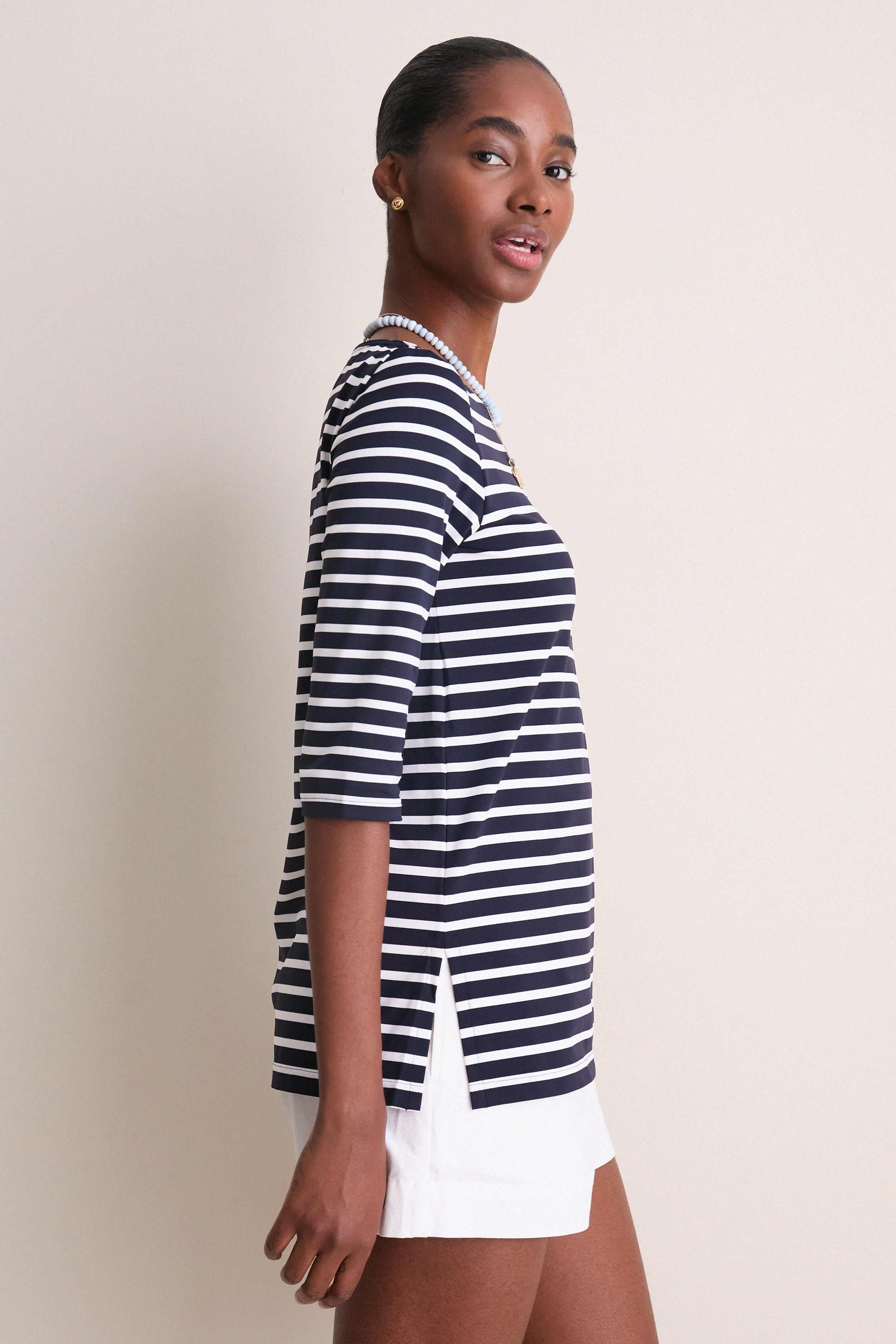 Navy-Neige Phare Tunic | Saint James