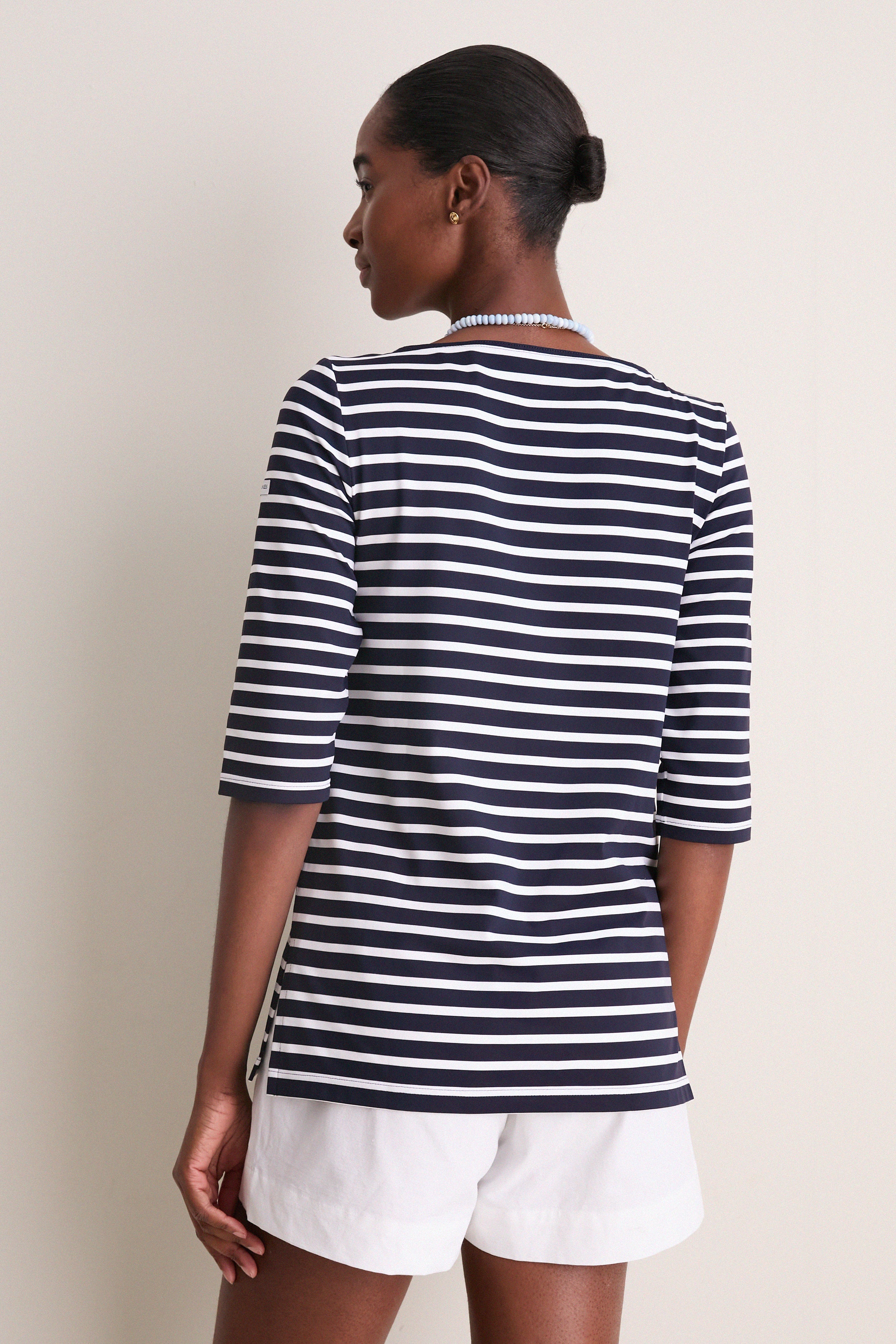 Navy-Neige Phare Tunic