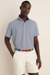 Navy Hales Performance Jersey Polo