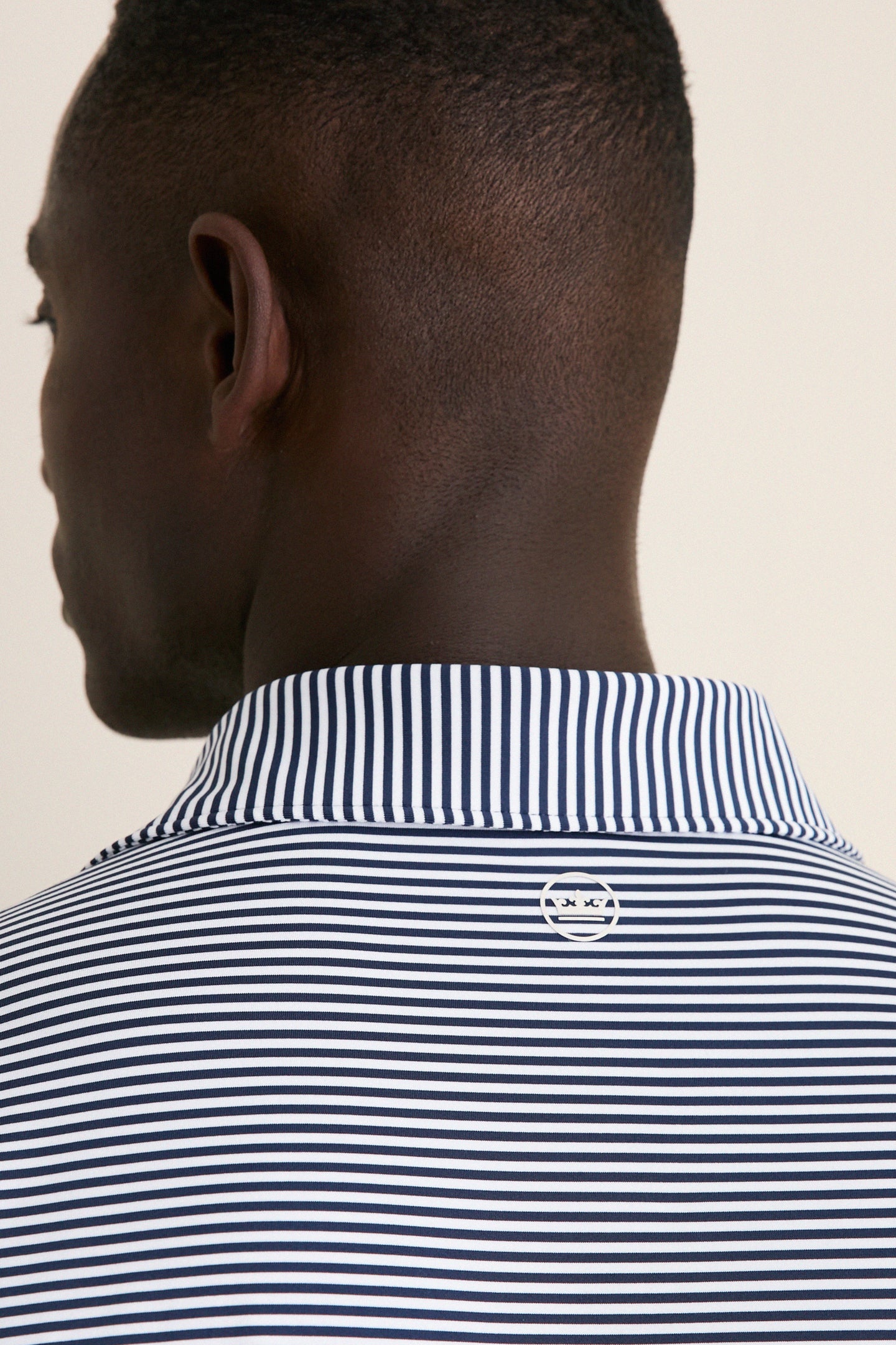 Navy Hales Performance Jersey Polo