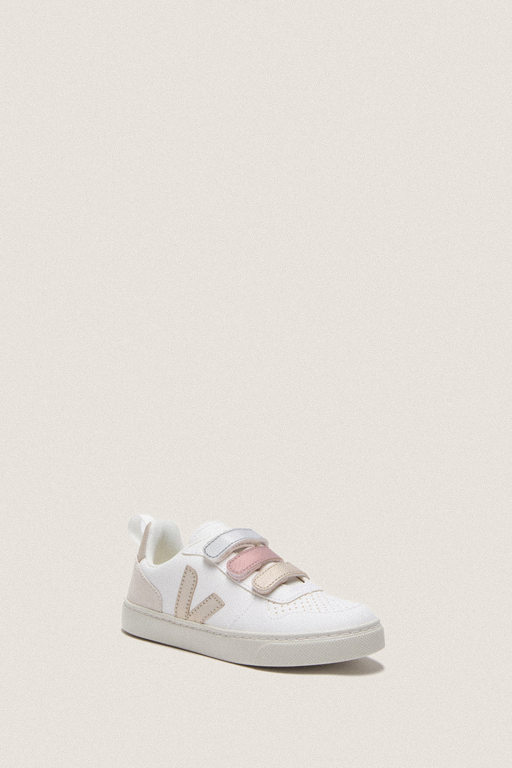 Kids Multicolor Extra White Shiny Small V-10 Sneakers