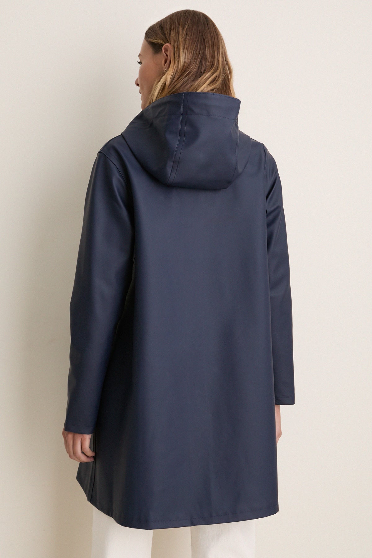 Navy Mosebacke Raincoat