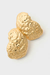 Gold Oyster Shell Earrings