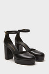 Black Dayna Platform Pumps