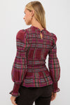 Red Plaid Jules Top