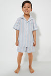 Kid's Vintage French Stripes Short Set