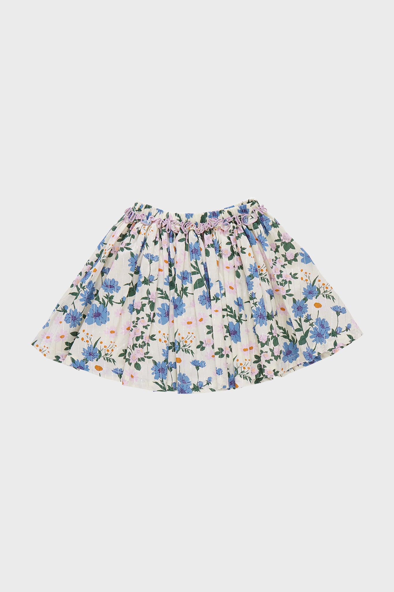 Melon Daisy Floral Gianna Skirt