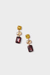 Wine Allie Earrings