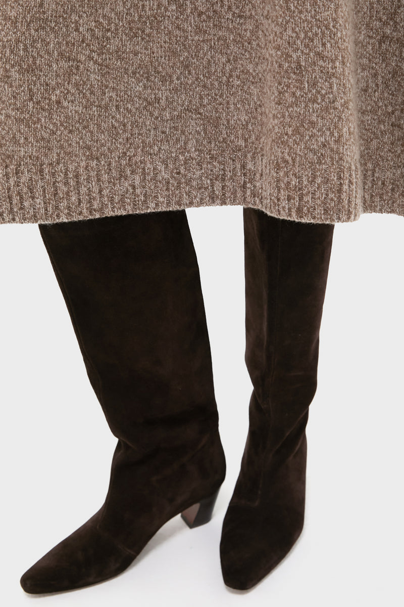 Hazelnut Barnaba Knitted Skirt