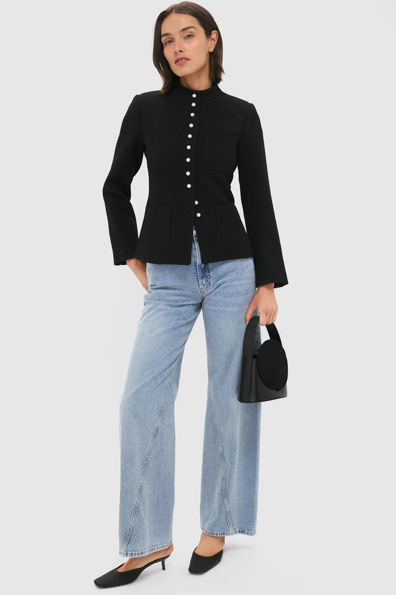 Black Suzette Sportswear Jacket