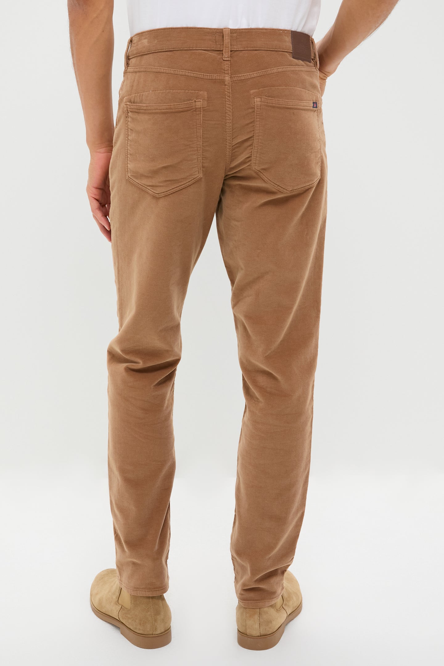 Maple Brown Stretch Terry Corduroy 5 Pocket Pant