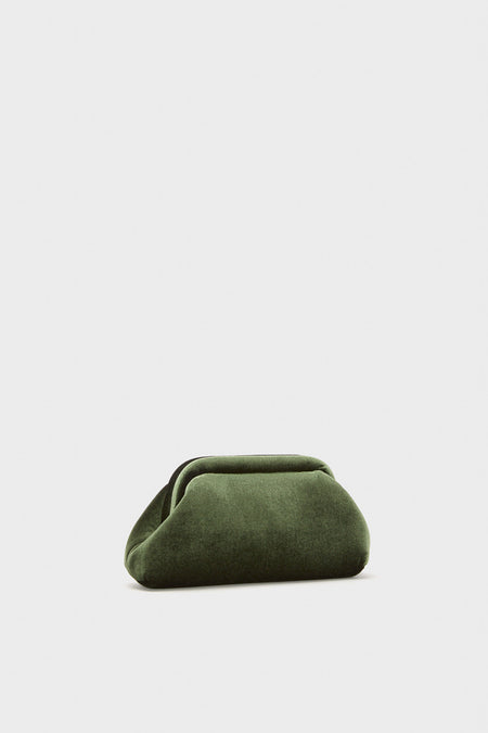 Green Velvet Clutch