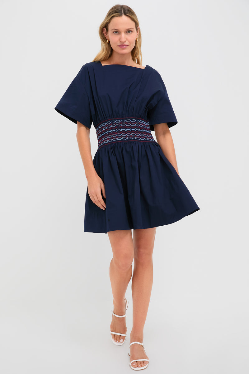 Navy Amy Mini Dress