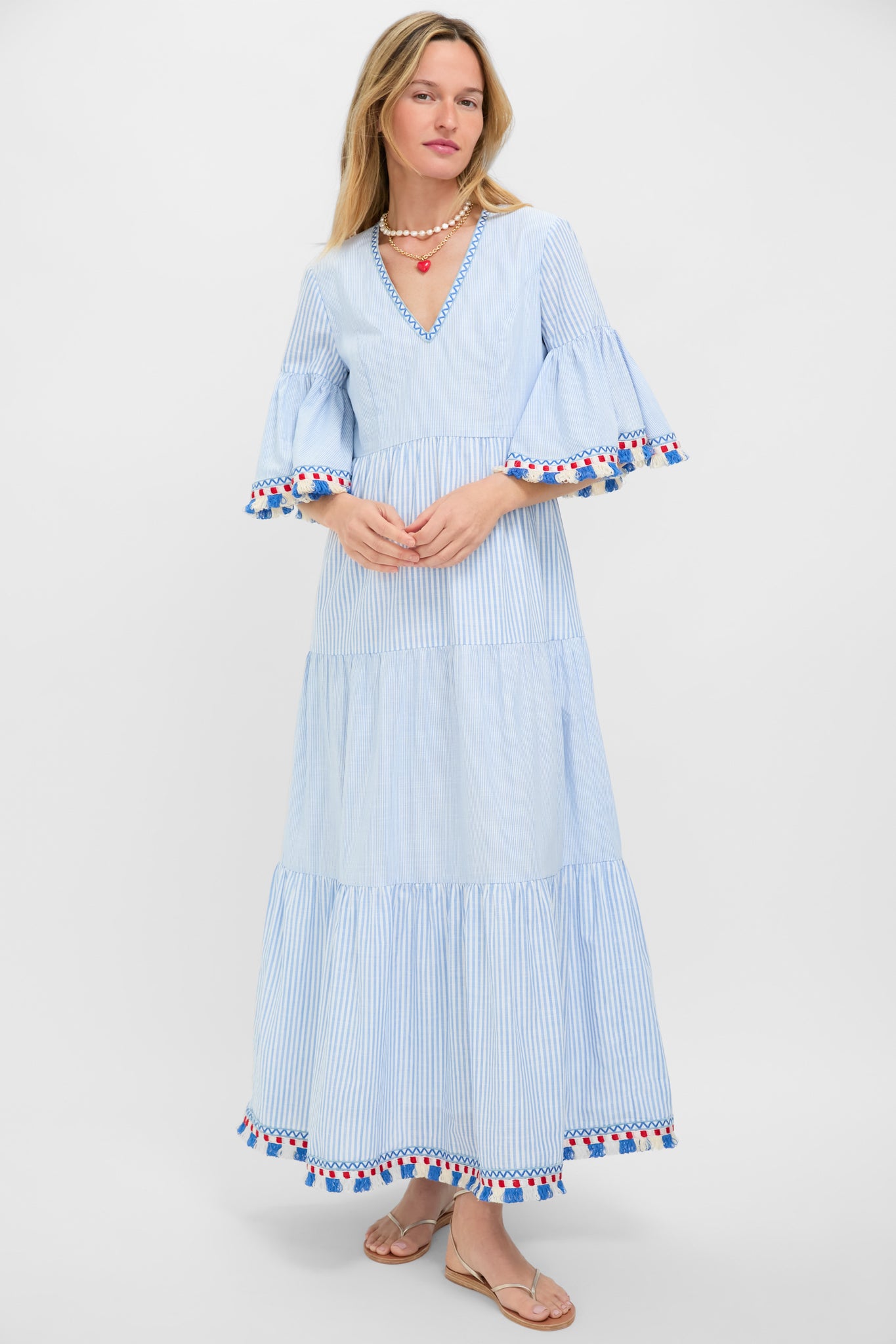 ginger blue dress Morgan Dress - Swedish Blue
