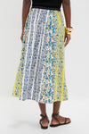 Goldenrod Chintz Stripe Gibbons Skirt
