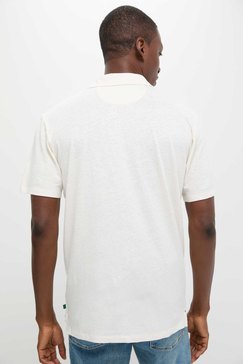 Sand Drift Linen Polo