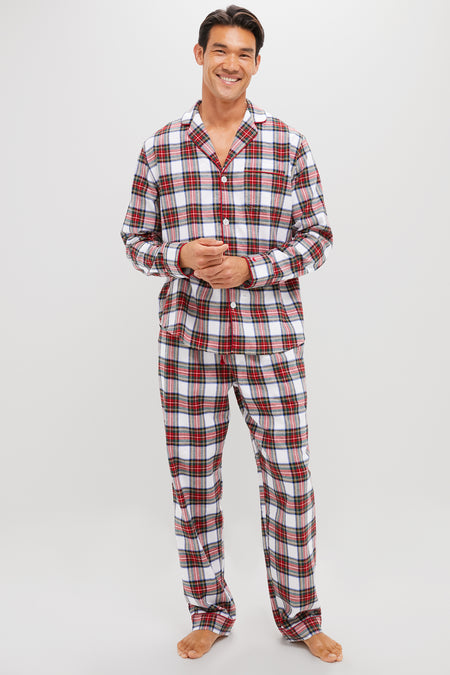 Mens Balmoral Tartan Pajama Set