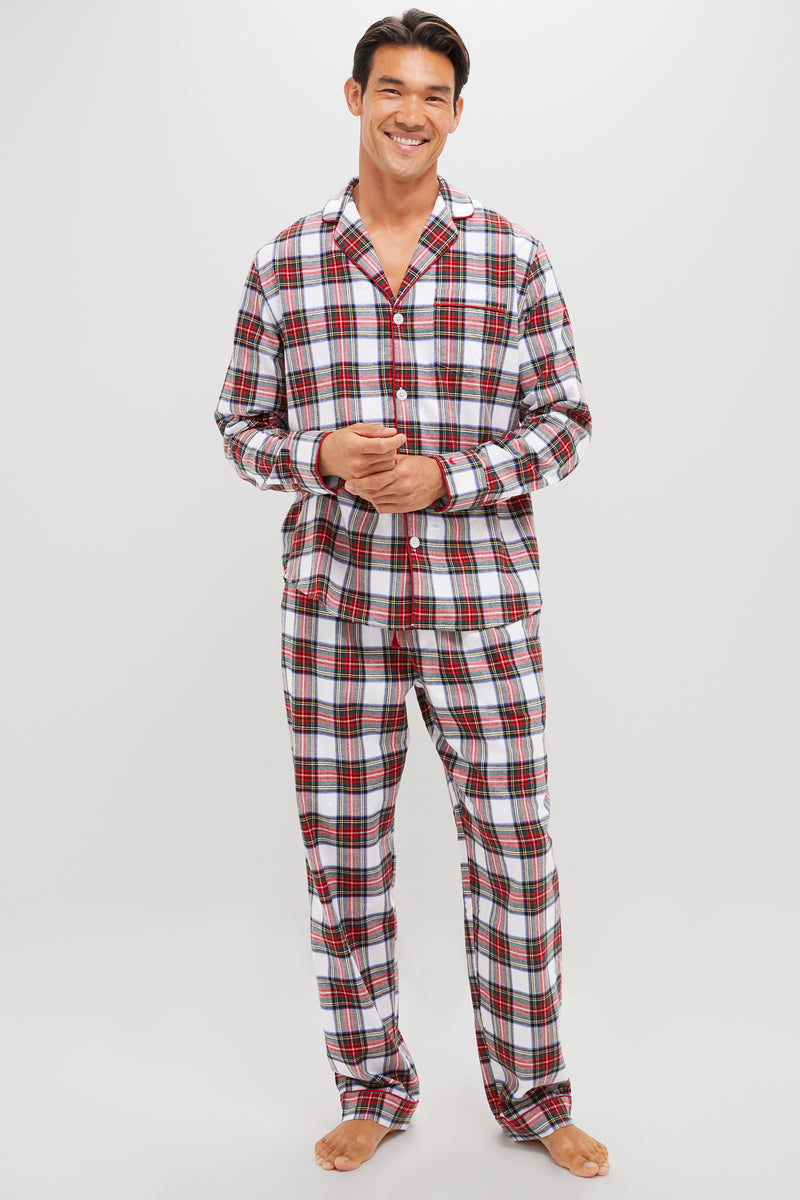 Mens Balmoral Tartan Pajama Set