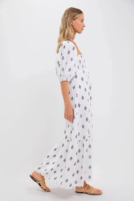 Exclusive Daughters Blackberry Wine Santiago 3 Maxi Dress