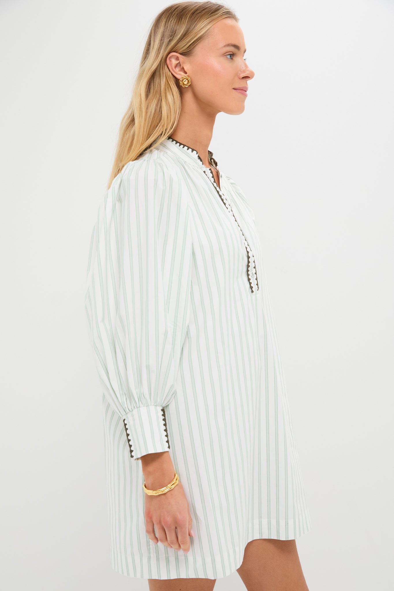 Green Stripe Sammy Dress