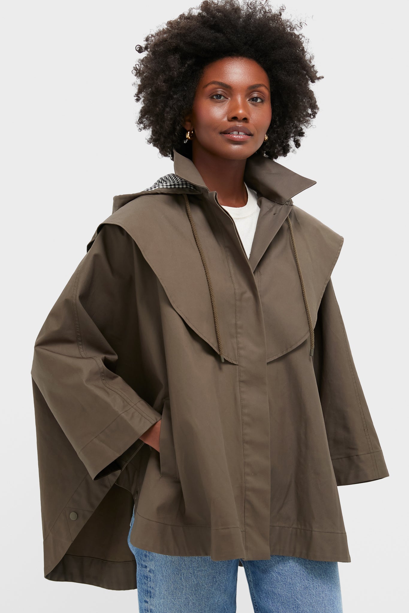 Olive Fletcher Wax Poncho | Tuckernuck