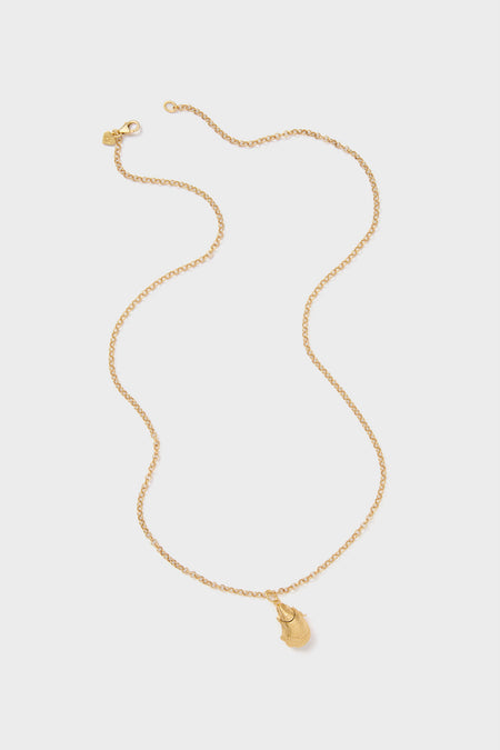 Gold Oyster Vesta Case 26" Necklace