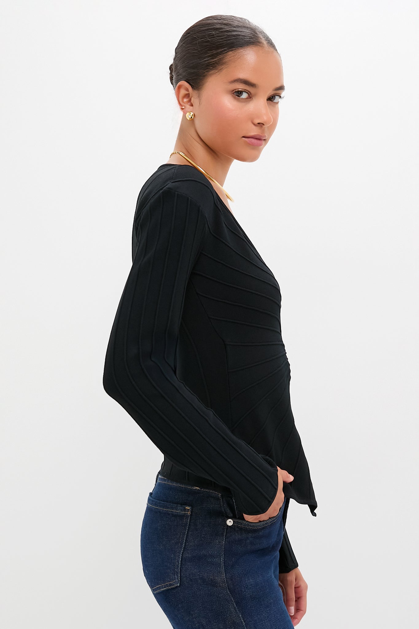 Black Collette Top