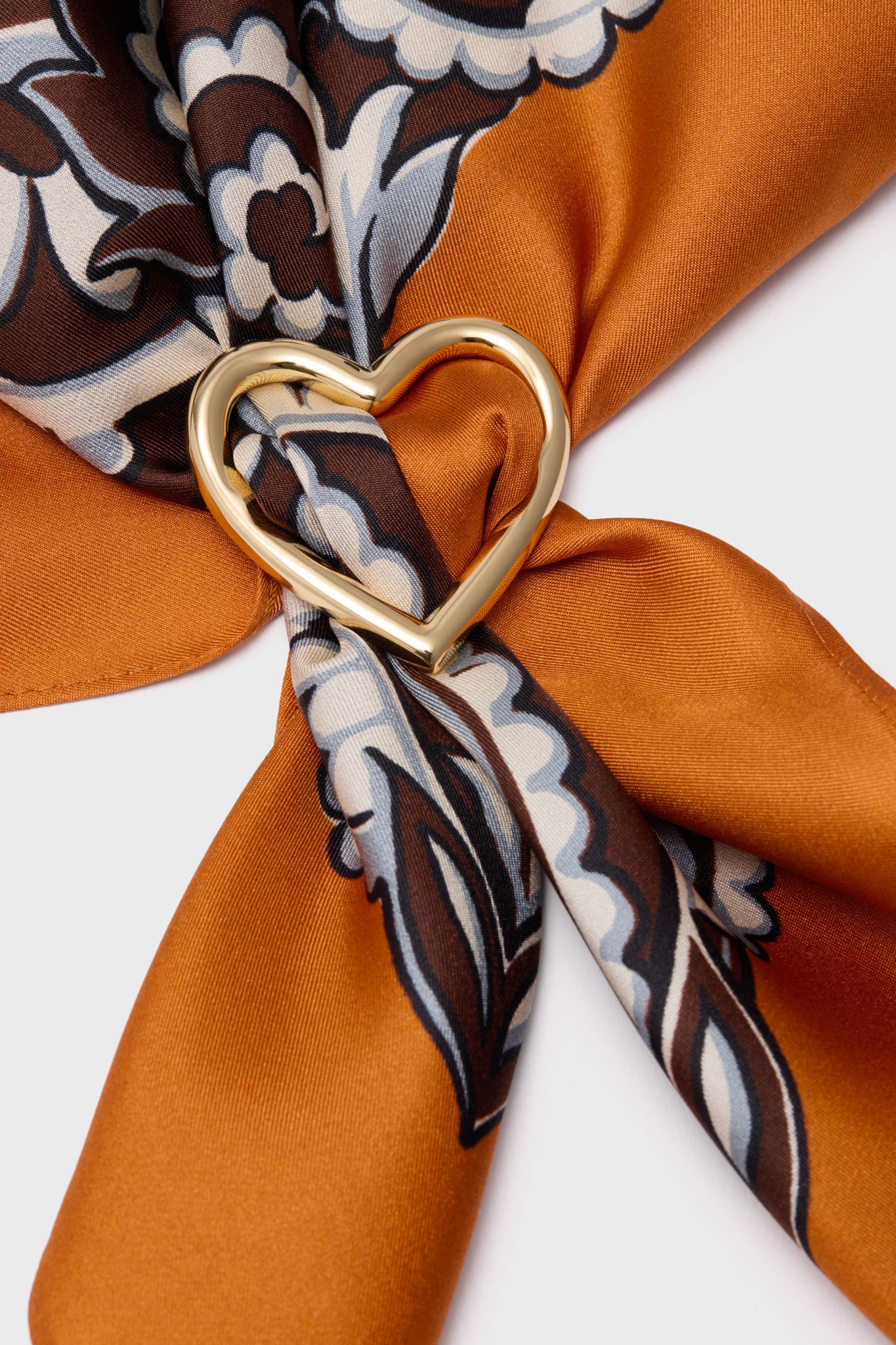 Tuckernuck Accessories Gold Heart Scarf Ring