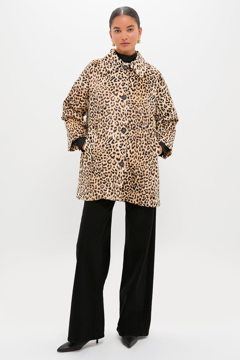 Vintage Leopard Car Coat