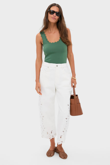 White Cavina Denim Jeans