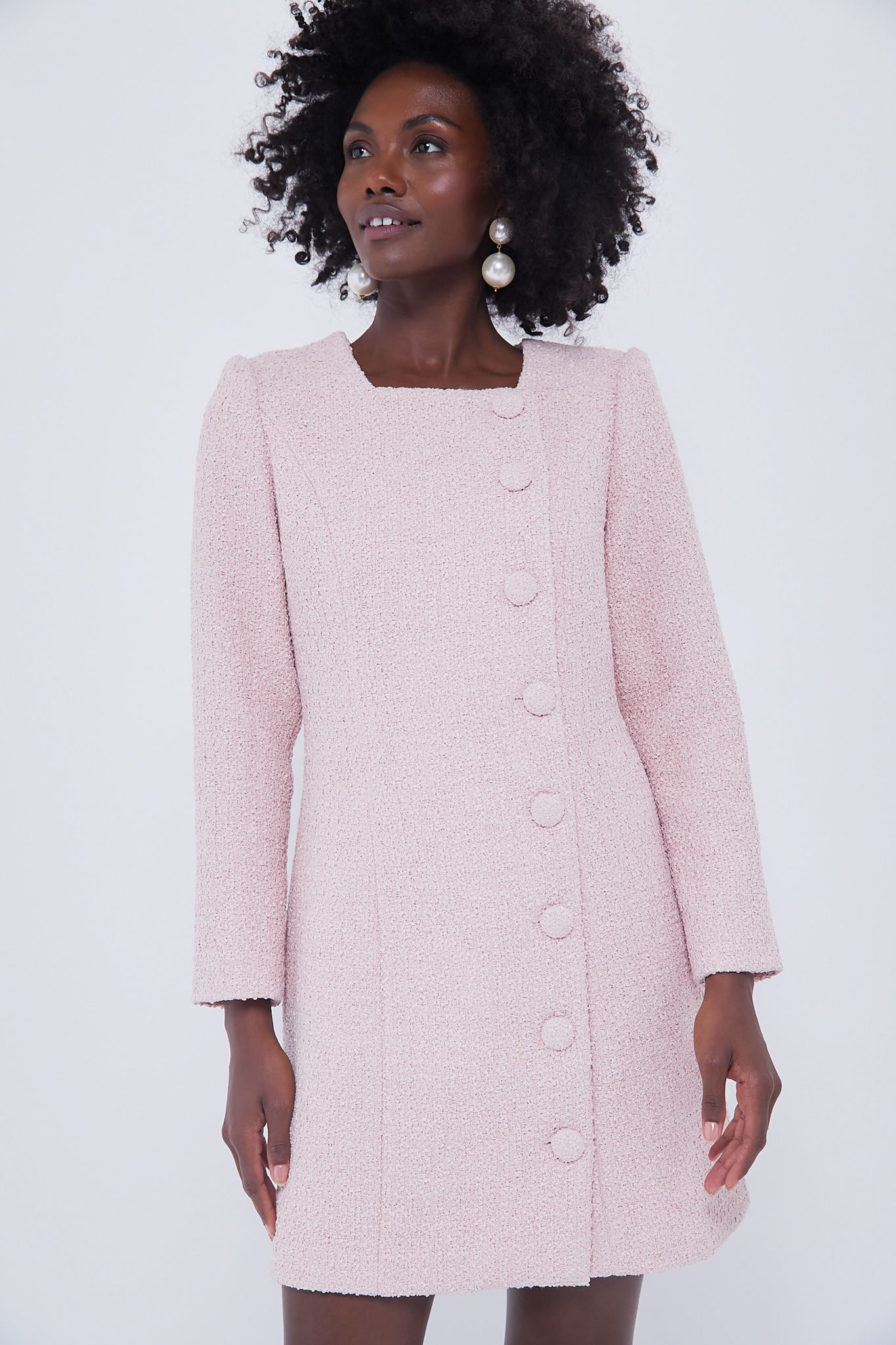 Pink Tweed Birkley Dress | Tuckernuck