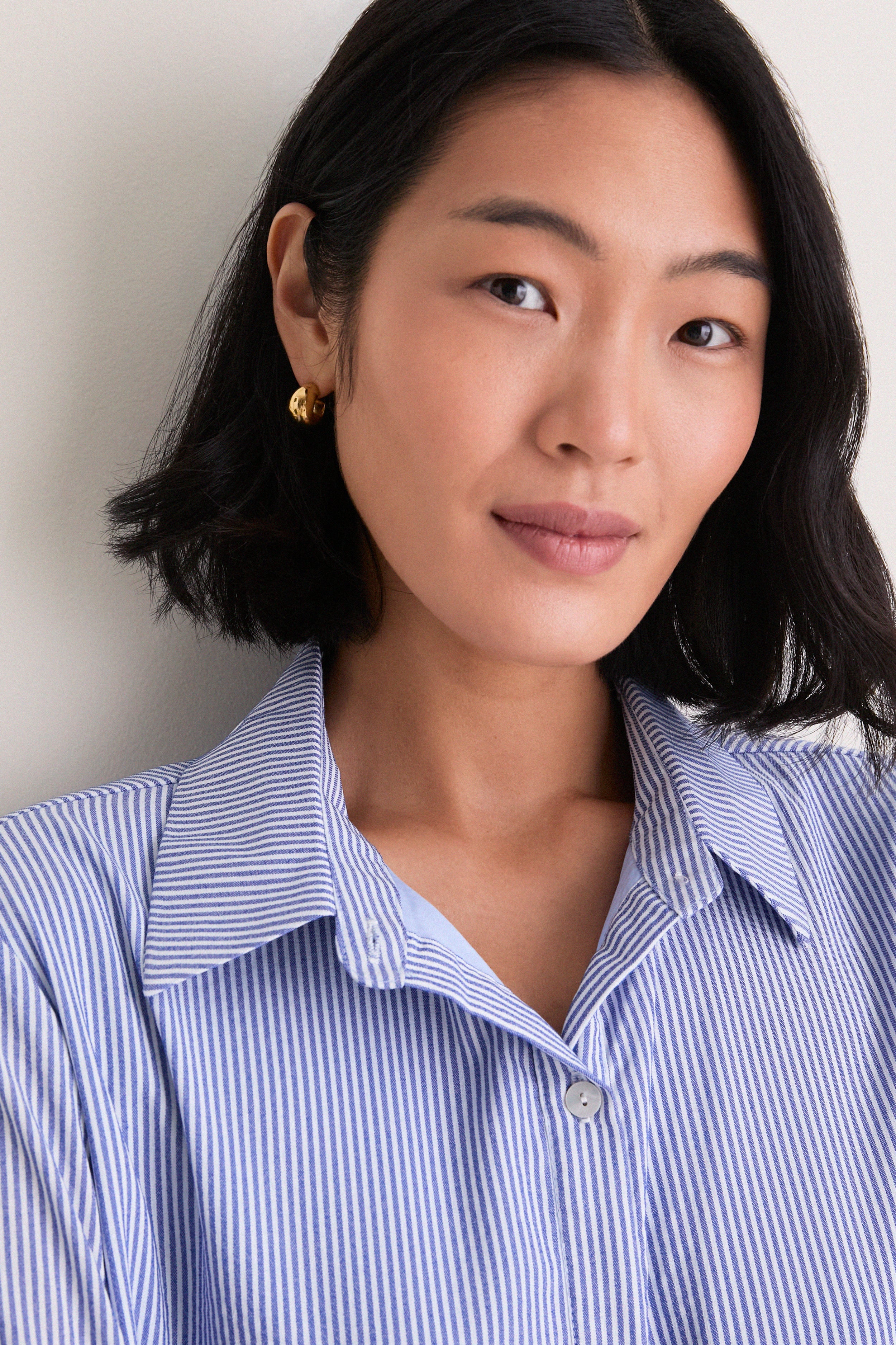 Blue Stripe Griffin Dress