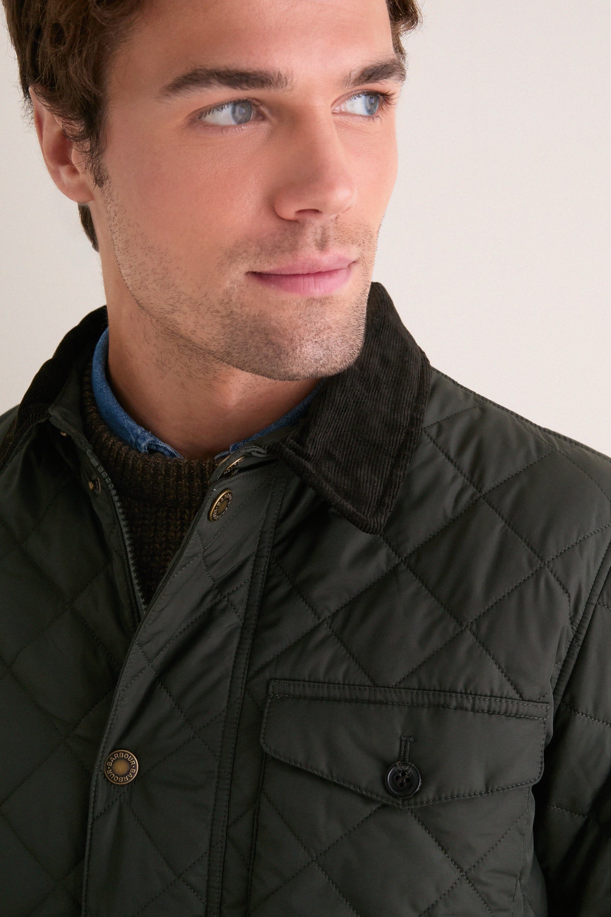 Sage Hornby Quilted Jacket